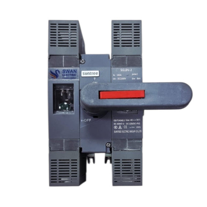 Dc Load Isolator Switch 160 A 2 P 1600 Vdc Dc Sgl8 N 2 160 A 2 P