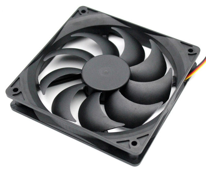 12 Vdc Axial Fan 120sqx25mm Slv 55 Cfm 3 Wire Xd12025 S12 Mf