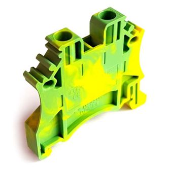 Earthing Terminal Block D/R Gr/Yl P=6.1mm Dc4 Pe 01 P 1 C 00 A(h)