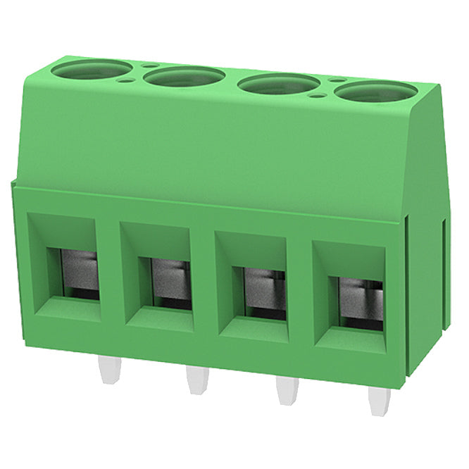 Screw Terminal Block Green Pcb 4 W 250 V 18 A P=5.00mm Dg125 5.0 04 P 14 00 Zh