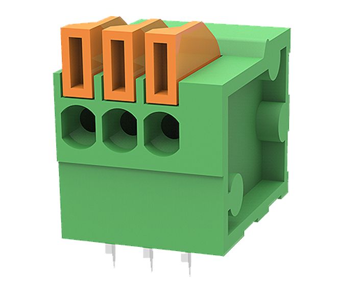 Spring Loaded Terminal Block R/A 3 W 2.54 Press Dg141 R 2.54 03 P 14 00 Ah - Livestainable.co.za