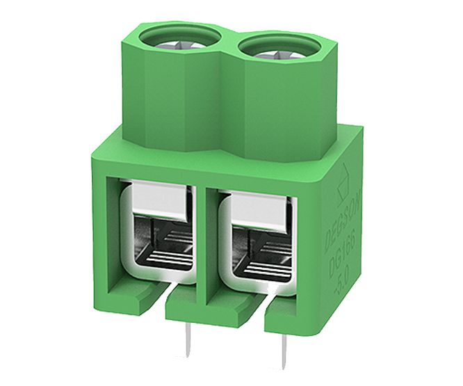 Pcb Terminal Block 2 W P=5.0 22 A 250 V Dg166 5.0 02 P 14 00 A(h)
