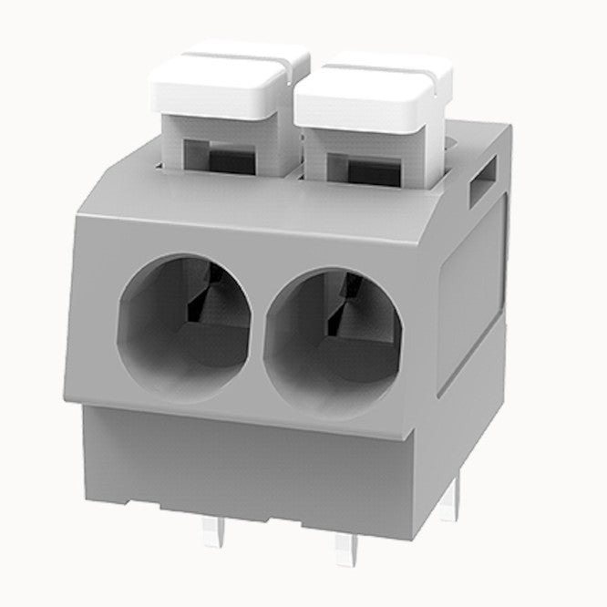 Pcb Spring Terminal Block 2 W P=5mm Grey Dg202 5.0 02 P 11 00 Z(h)
