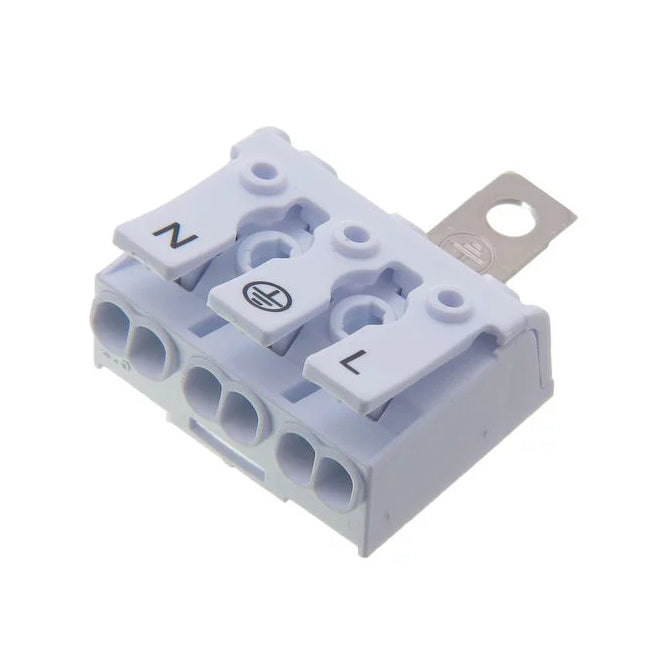 Terminal Block With Earth Tab 3 W 10.0 Spring Dg238 10.0 03 P 19 06 Z(h)