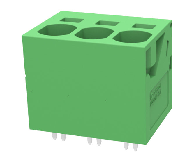 Pcb Spring Terminal Block P=15mm 3 W Green Dg271 V 15.0 03 P 14 00 A(h)