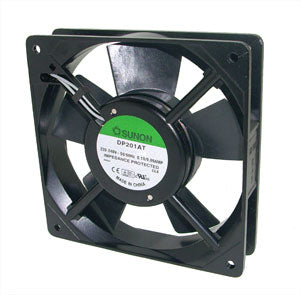 230 Vac Axial Cooling Fan 120sqx25mm Bal 66 Cfm Term Dp201 At 2122 Hbt.Gn
