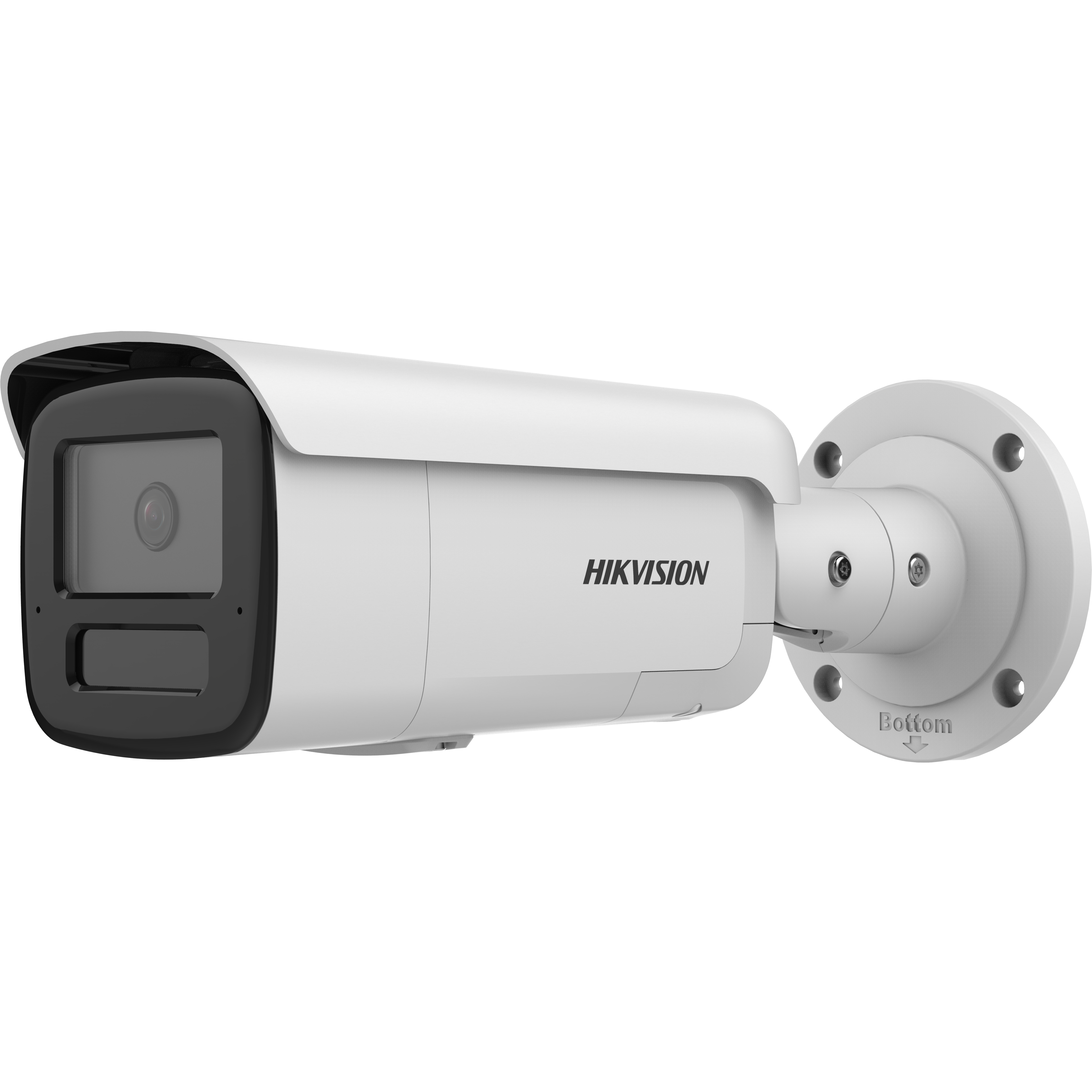 AcuSense 4MP Bullet Camera – 4mm Lens, 60m IR, 120dB WDR, F1.0, Built-in Microphones, Strobe Light & Siren, 12VDC/PoE