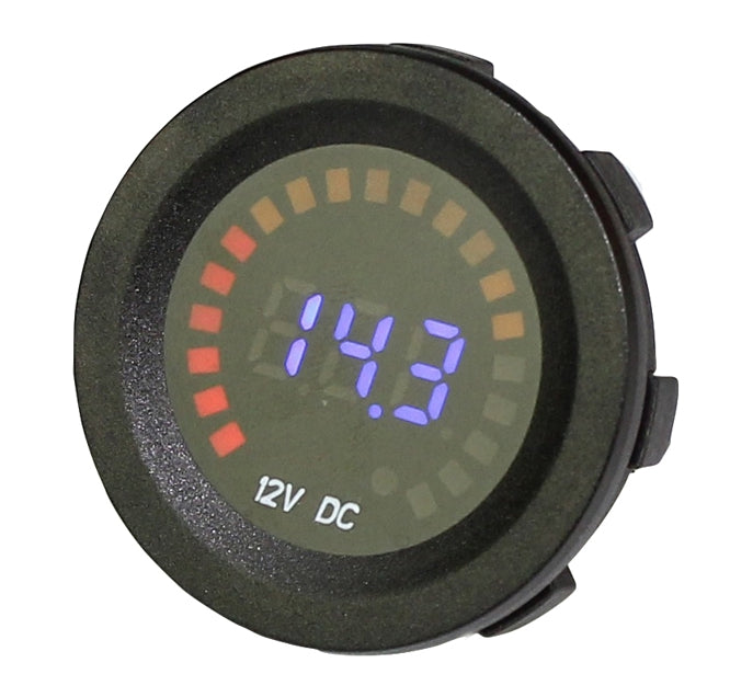 Automotive 12 Vdc Blue Graphic Voltmeter Ds4010 As 12 V