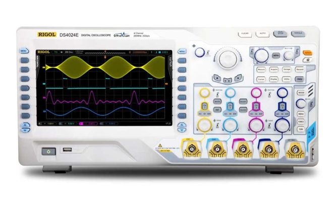 Digital Storage Oscilloscope 200 M 4 Ch 2 G Sa/S 140 Mpts Ds4024 E