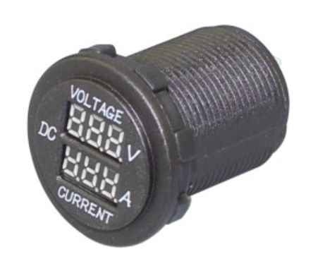5 14 Vdc Automotive Dc Voltmeter And Ampmeter Ds8010 Bl