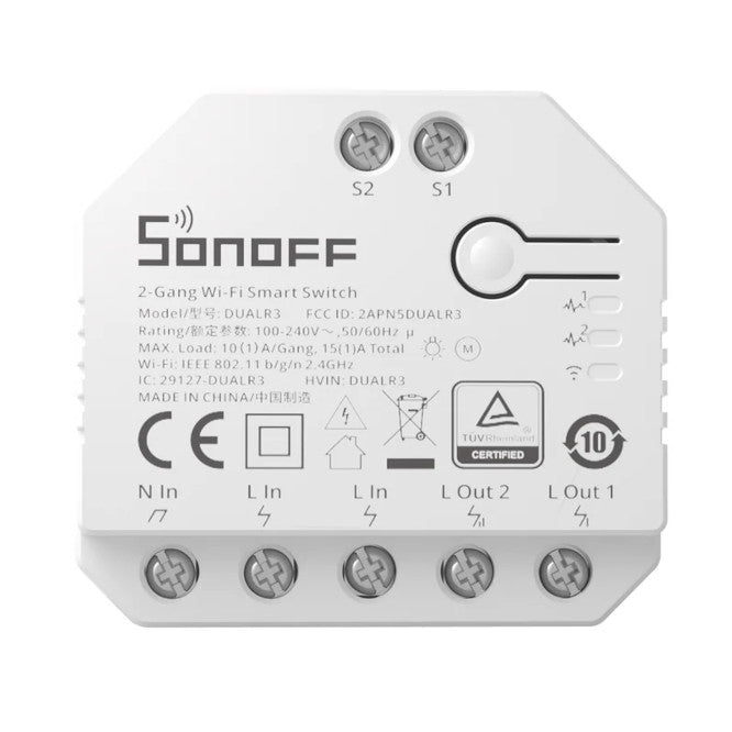 Dual Wi Fi Smart Switch 15 A 230 Vac Dualr3 Lite