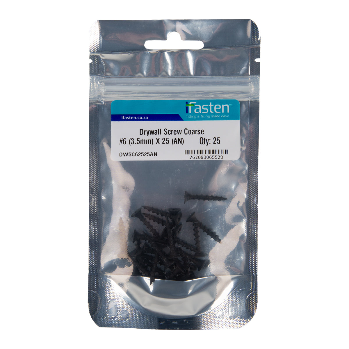 Ifasten Drywall Screw Coarse No6 3.5 X25 Mm 25 Pp