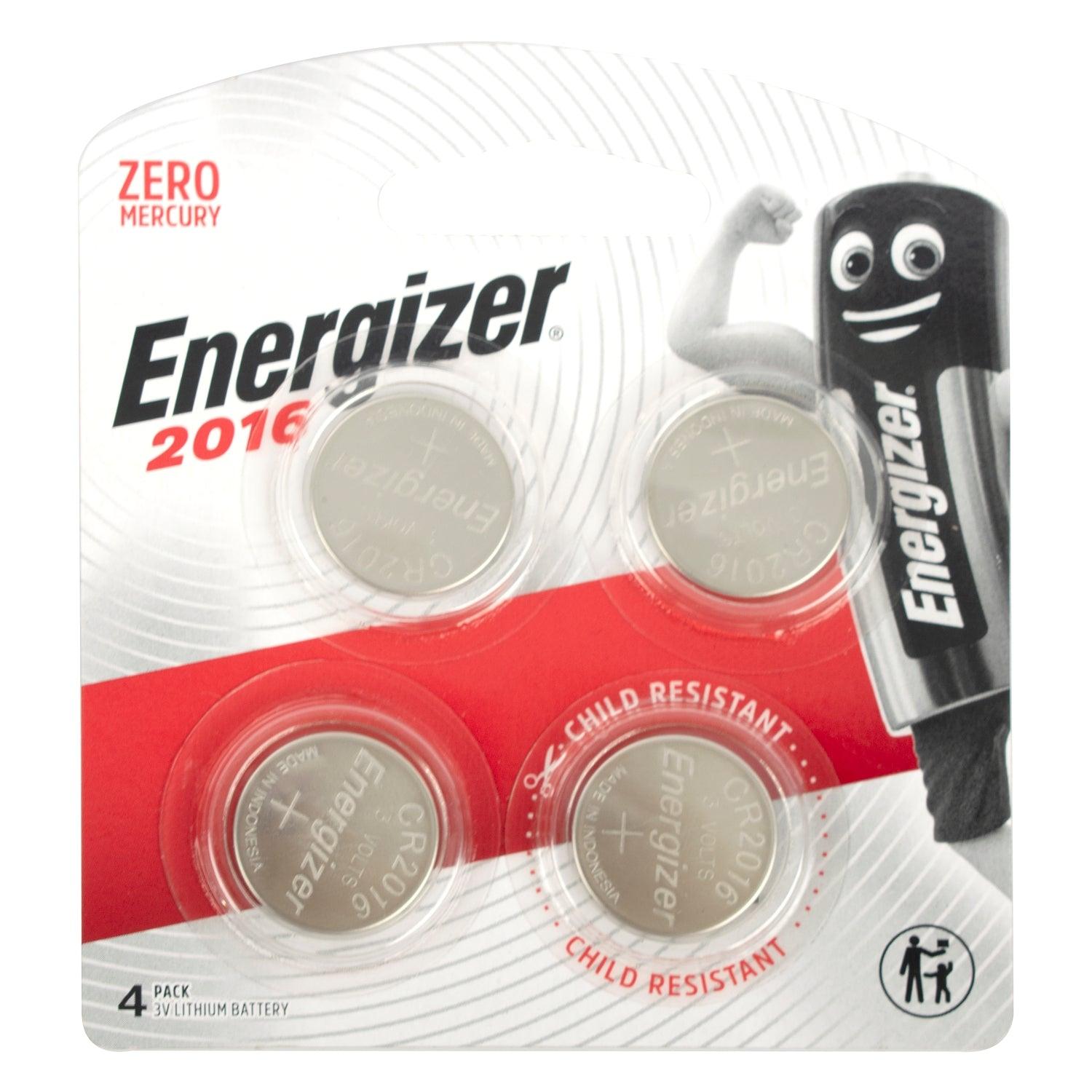 Energizer Cr2016 Bp4 3 V Lithium Coin Battery 4 Pack (Moq 12) - Livestainable.co.za