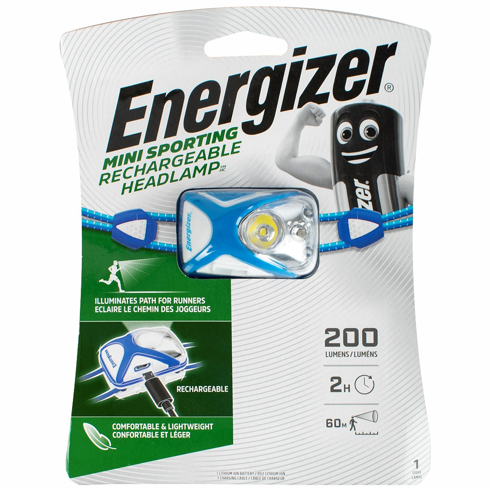 Energizer Energizer Mini Sporting 200 Lum Recharge Headlight