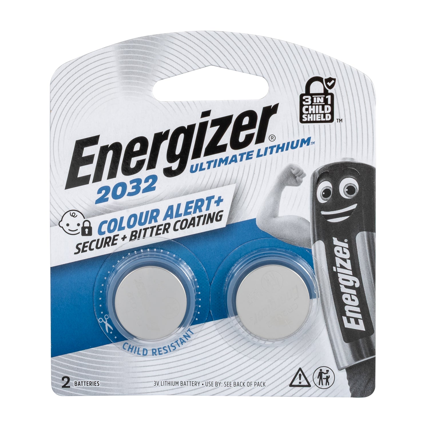 Energizer Energizer Cr2032 3 V Ult Lithium Coin 3 In 1 X2 Pack (Moq24)
