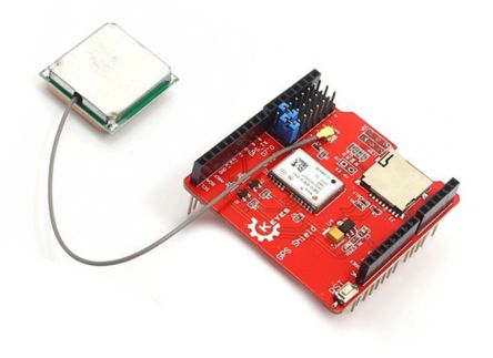 Gps Shield Board W/ Sd Card Slot And Aerial Eb0072 - Livestainable.co.za