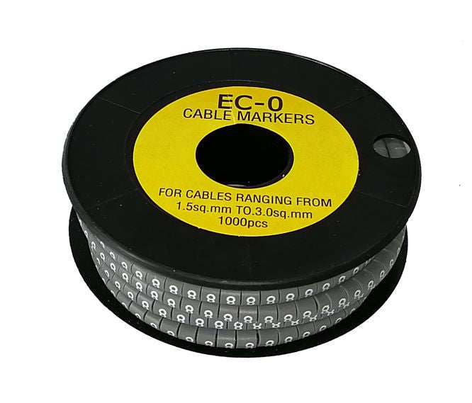 Cable Marker 8 Grey Od 1.5 3mm2 Ec Type 190560(ec 0 8)