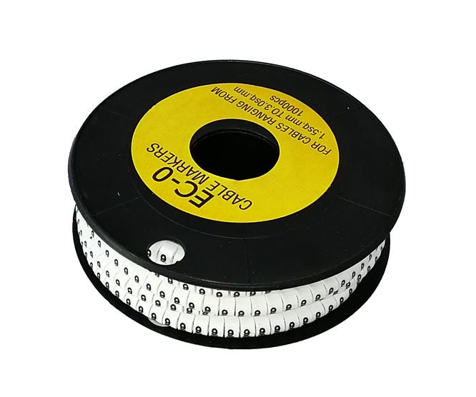 Cable Marker 9 White Od 1.5 3mm2 Ec Type 190560(ec 0 9)
