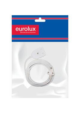 Extension Cord White 1.00mm 10m Double - Livestainable.co.za
