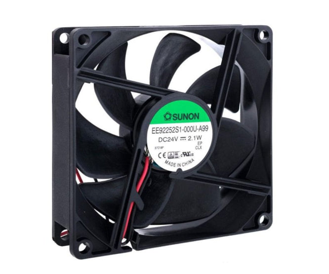 24 Vdc Axial Fan 92sqx25mm Slv 51.5 Cfm Lead Ef92252 S1 10000 A99