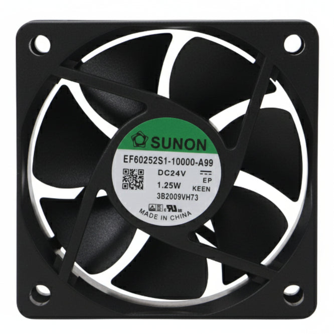 24 Vdc Axial Cooling Fan 60sqx25mm Slv 23.5 Cfm Lead Ef60252 S1 10000 A99