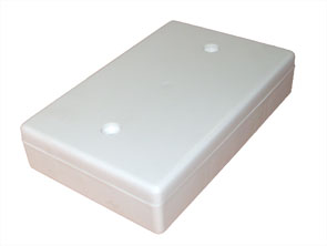 Abs Enclosure White 125x80x25 Wt F/L Ehj1 White