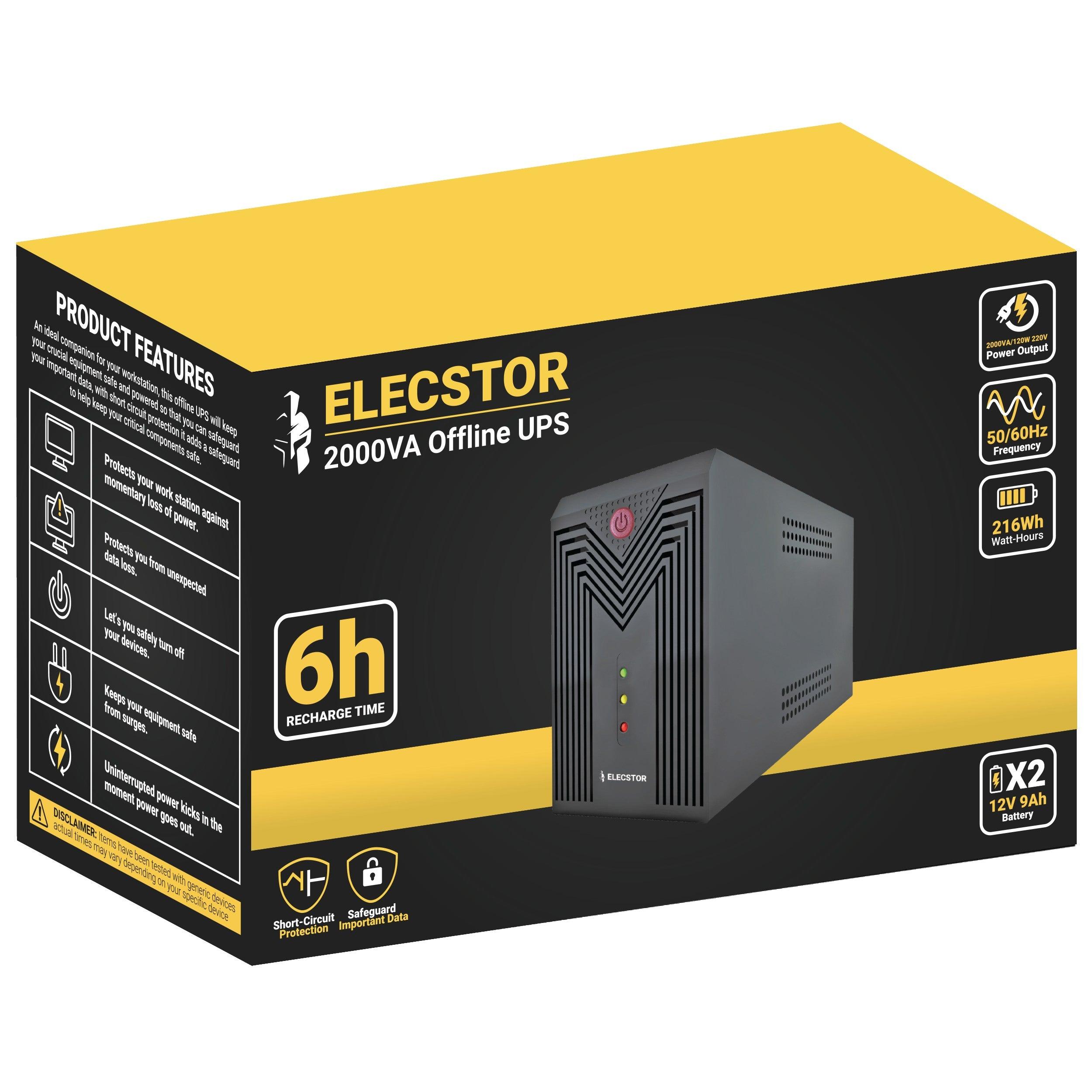 Elecstor 2000 Va Offline Ups - Livestainable.co.za