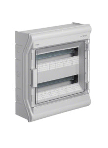 Hager 36 Way Db Ip55 Surface Mount Supplied With Earth/Neutral Terminals