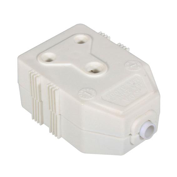 Janus Coupler White Pvc Double 16 A - Livestainable.co.za