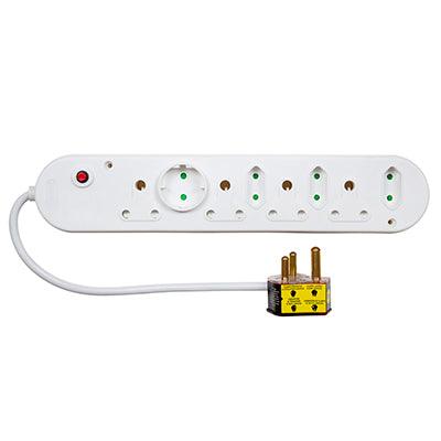 Wonderplug 8 Way Multiplug White - Livestainable.co.za