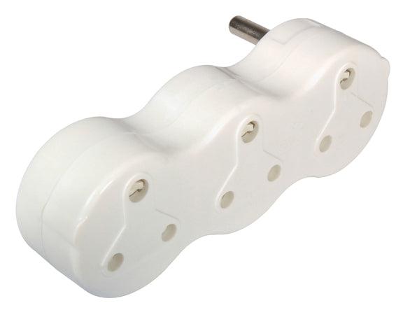 Adaptor Sga 3 Way 3x16 A Plug In Loose - Livestainable.co.za