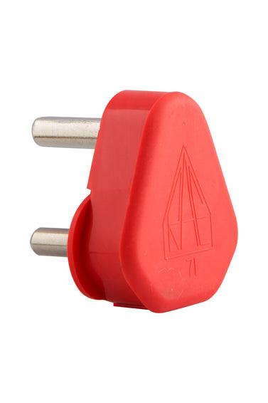 Plug Top Dedicated Red 16 A 3 Pin Solid Pin - Livestainable.co.za