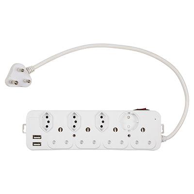 8 Way Multi Plug With Usb 2.1 A Usb - Livestainable.co.za