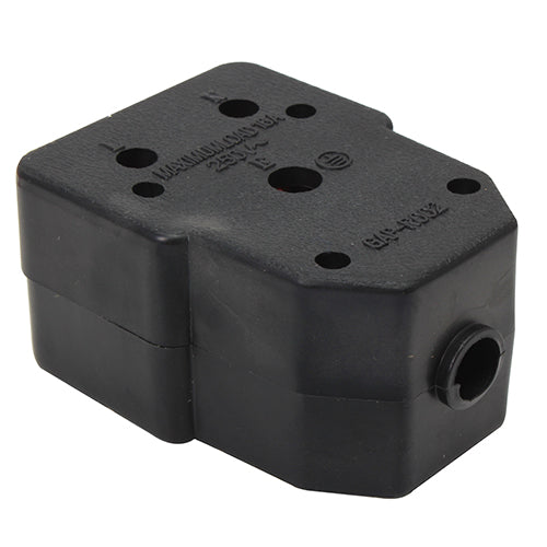 Janus Coupler Black Double 16 A (Rubber Industrial) - Livestainable.co.za