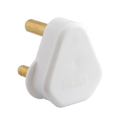 Plug Top White Nylon 16 A 3 Pin Hollow Pin - Livestainable.co.za