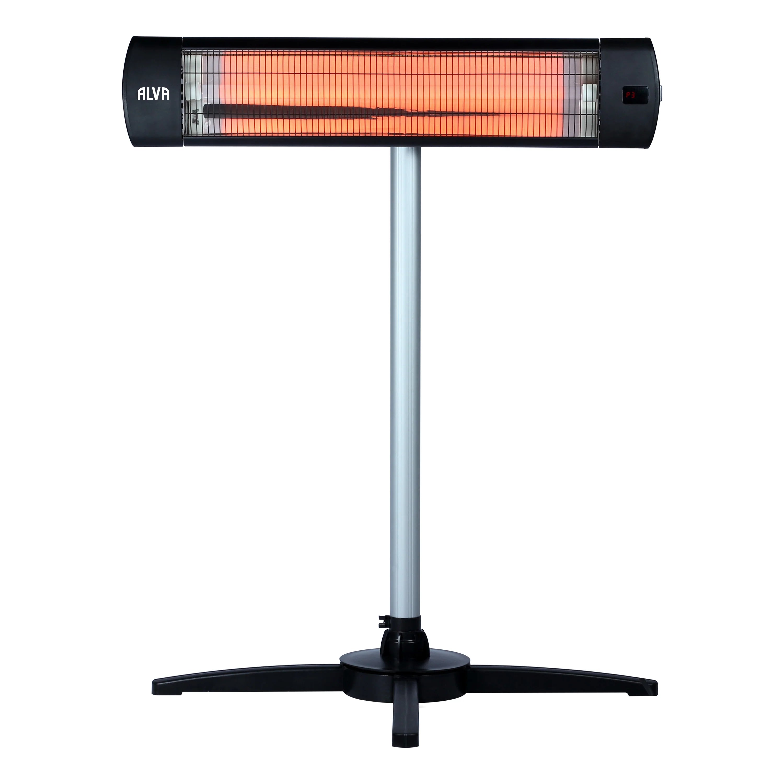 Electric Infrared Heater | Telescopic Stand & Remote Control | Wall Mountable