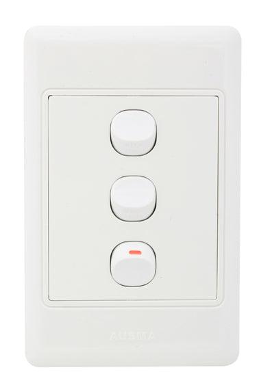 Eurolux Switch 3 Lever 1 Way Complete - Livestainable.co.za