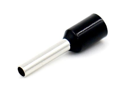 Boot Lace Terminal Black 1.5mm2 L=10 Evn1510 Bk