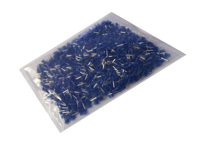 Boot Lace Ferrule Blue Csa=0.5mm2 Cl=8mm Pl=14 1 K/Bag Evn0508(blue)