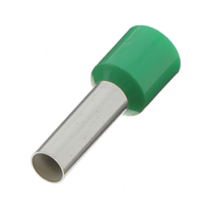 Bootlace Terminal Green Csa=6mm2 Cl=12mm Pl=21.5 Debulk Evn6012