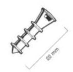 Plug Cable Fixing White 7mm Eh1 W7