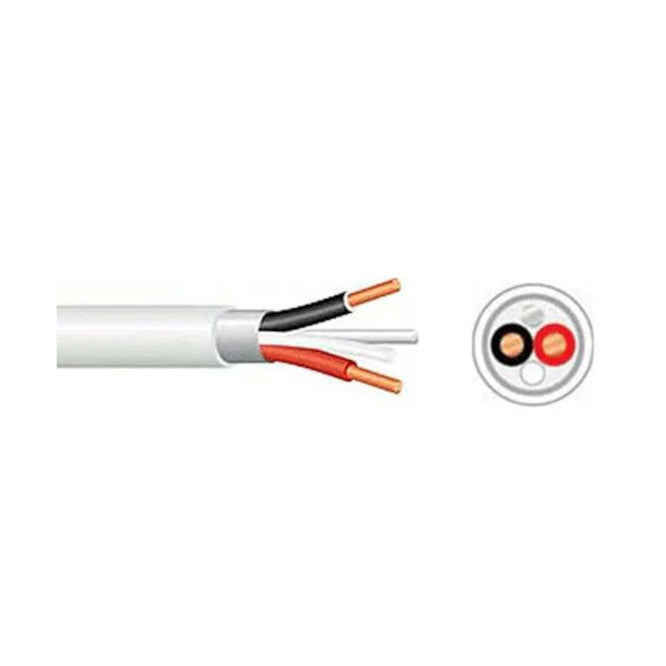 Surfix Cable 1.5mm2 3 C+Earth Cu Round White F0000605