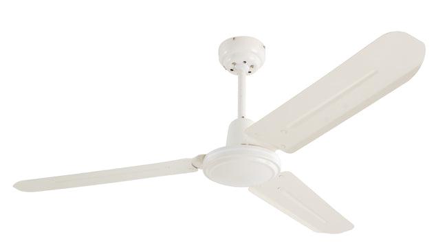 Industrial Ceiling Fan 3 Blades White Motor Power 60w - Livestainable.co.za