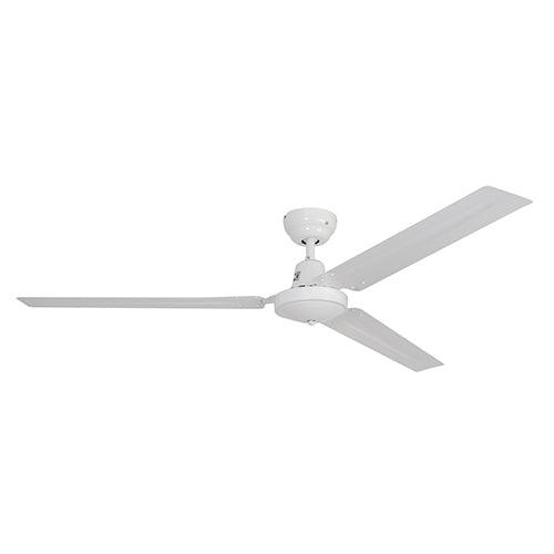 Industrial Ceiling Fan 3 Blades White Motor Power 60w - Livestainable.co.za