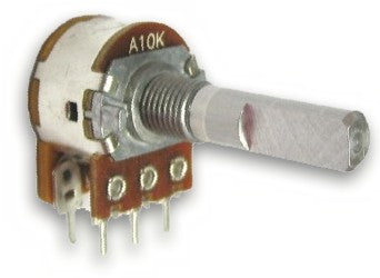Potentiometer W/Switch Log Pcb 17mm 10 K F16 Ksh N A 10 K L25 Re