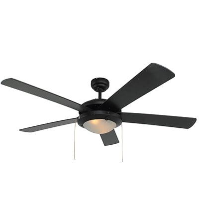 Comet Ceiling Fan 5 Blades Black Motor Power 60w - Livestainable.co.za
