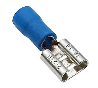 Terminal Pre Insulated Blue 4.8mm Female 100/Bag Fdd 2 187(5)