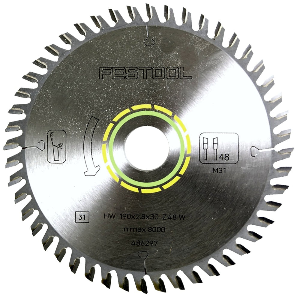 Festool Saw Blade Hw 190 X2,8 X30 W48