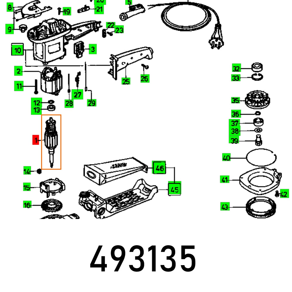 Festool Armature 230 V Et 2 E 230 V Et Bg