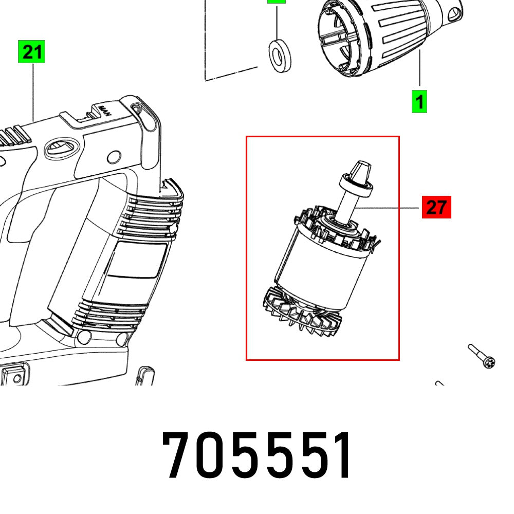 Festool Motor Dwc 18 4500 Et Bg